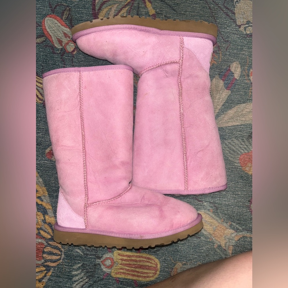 Pink Ugg Boots Size 5 - Picture 6 of 9